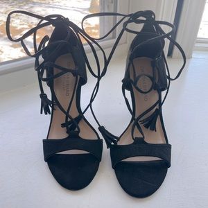 Christian Siriano for Payless NWOT strappy black heels